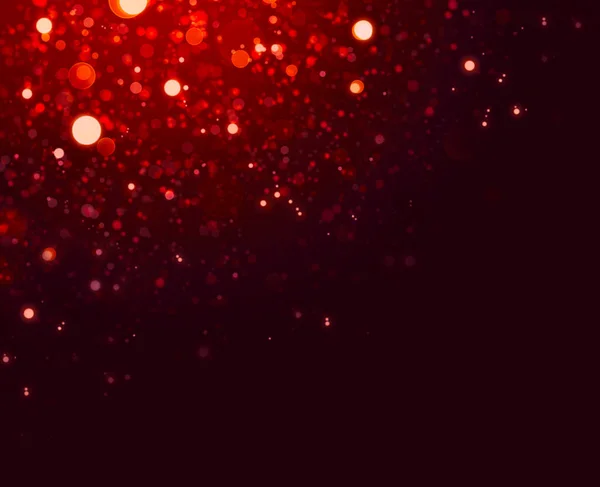 Abstrakte rote Bokeh background.glitter vintage lights Hintergrund. — Stockfoto