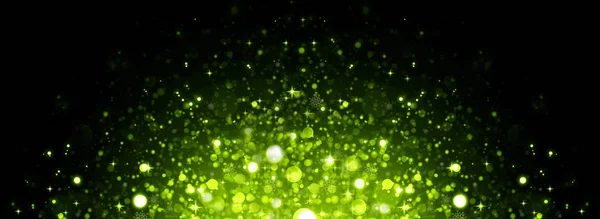 Christmas green bokeh background.Glitter vintage lights background. — Stock Photo, Image