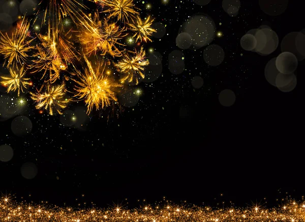 Abstract gekleurde vuurwerk achtergrond. Nieuwjaarsachtergrond. — Stockfoto