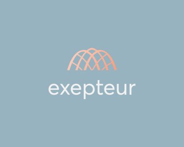 Soyut liner stili yapı mimarisi logo ikonu tasarımı modern illüstrasyon. Premium gayrimenkul mülkiyet vektör işareti logotype.