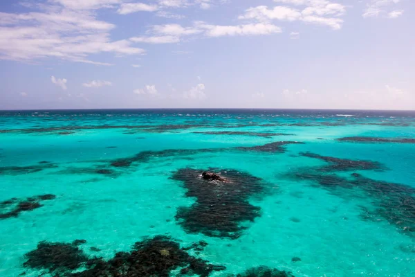 Blick Vom Crab Cay Providence Island lizenzfreie Stockfotos