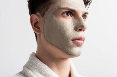 Hoş adam yüz terapi sahip