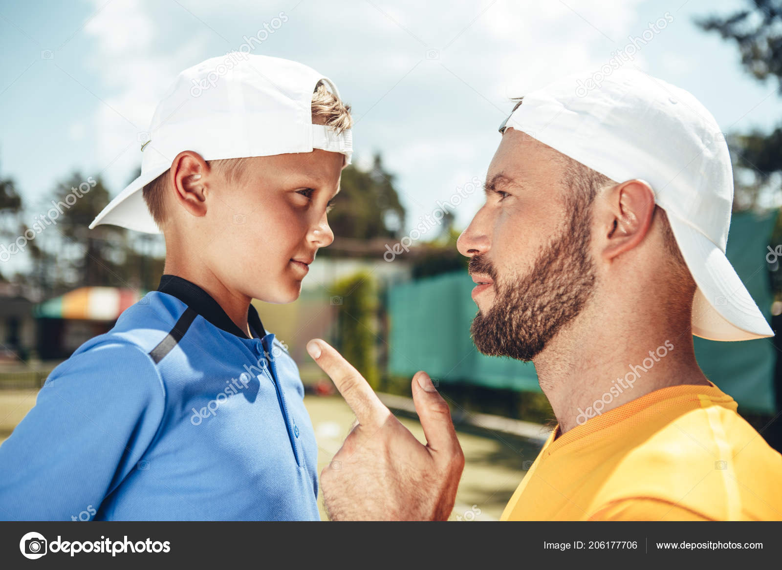 Orderly Man Telling With Kid Stock Photo C Iakovenko123 206177706