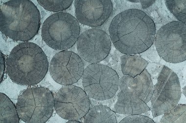 Duvardaki günlükleriyle yatay arka plan