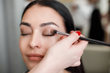 Sevimli kız makyaj Güzellik Salonu