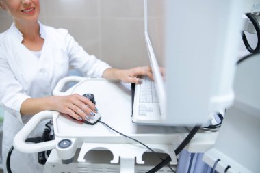 Terapist ofis stok fotoğraf özel bilgisayar ile çalışan