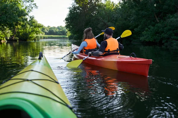 Primo piano colpo di naso di kayak — Foto Stock