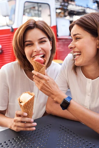 Chicas divirtiéndose juntas —  Fotos de Stock