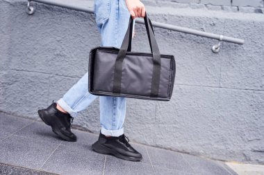 Pizza teslimat konsepti.