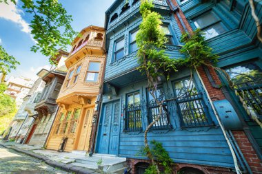 Kuzguncuk'ta tarihi ahşap konutlar, klasik Osmanlı ahşap mimarisi
