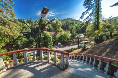 Termal Park manzarası, Yalova. Termal'in Türkiye'de populer kaplıcası var