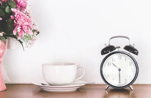 Pausa Pausa Para Café Madeira — Fotografia de Stock