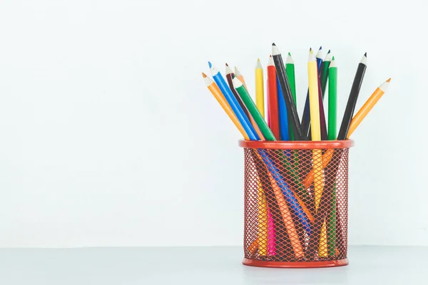 Stand Crayons Colorés — Photo