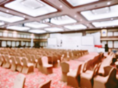 Seminer etkinlik odası arka plan bulanıklık
