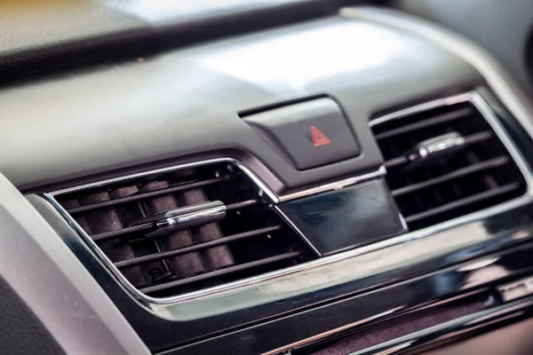 Climatiseur Dans Les Détails Intérieurs Modernes Voiture — Photo