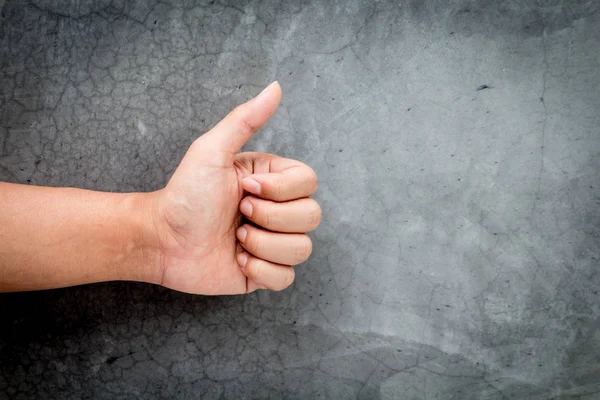 Hand Bonzen Omhoog Teken — Stockfoto