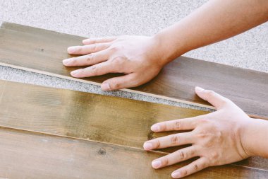 Laminat parke yükleme alt marangoz