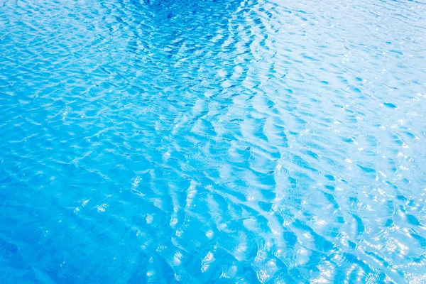 Piscina Com Detalhes Água Azul — Fotografia de Stock