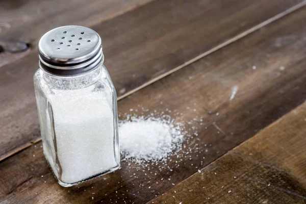 Salt Wooden Table — Stock Photo, Image