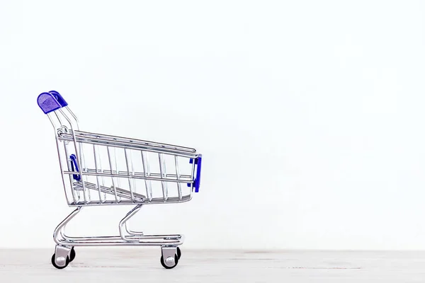 Carrinho Compras Madeira — Fotografia de Stock