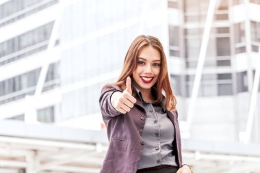 Bir profesyonel iş kadını portresi