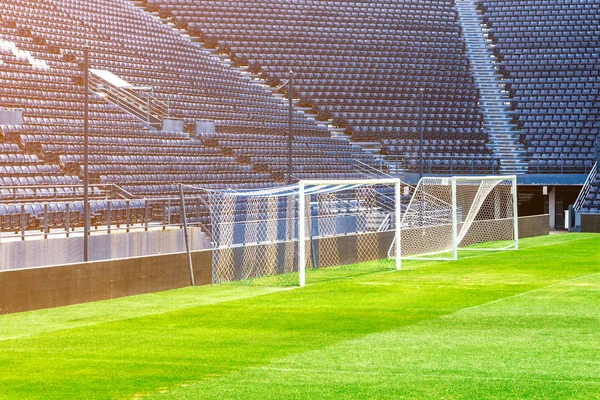 Stadionfußball Hintergrund — Stockfoto