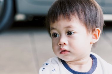 küçük oğlu portresi