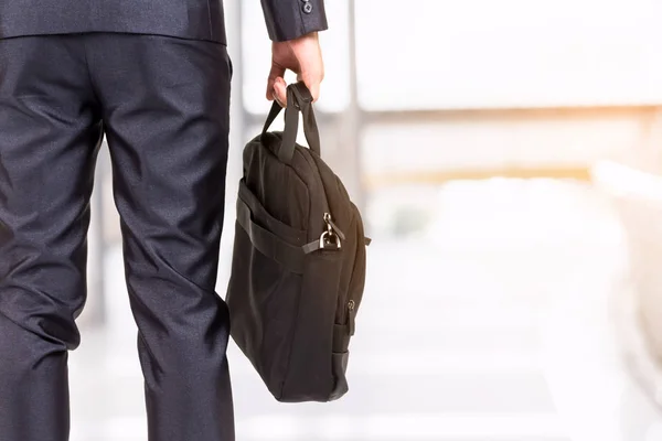 Businessman Holding Briefcase — Stock Photo, Image