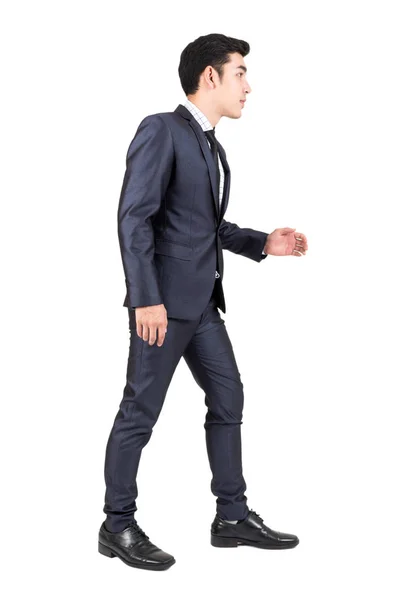 Businessman Walking Forward Isolated White Background — Stock Photo, Image