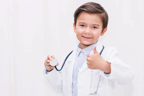 Little Doctor Clothes Doctor Stethoscope Royalty Free Stock Photos