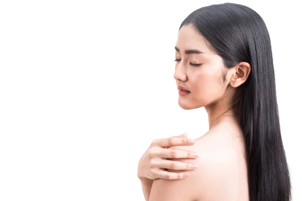 Wanita Cantik Kecantikan Kesehatan Care Beauty Dan Spa Perfect Kulit — Stok Foto