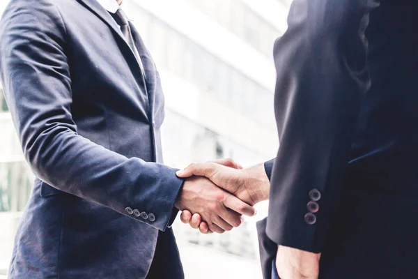 Success Handshake Business Partners Partnership Approval Thanks Gesture Concept — Stock Photo, Image