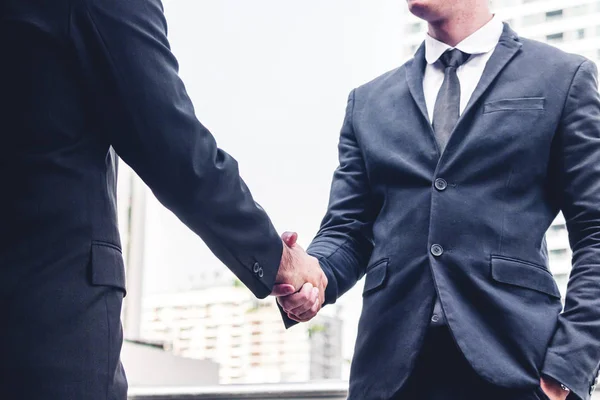 Success Handshake Business Partners Partnership Approval Thanks Gesture Concept — Stock Photo, Image