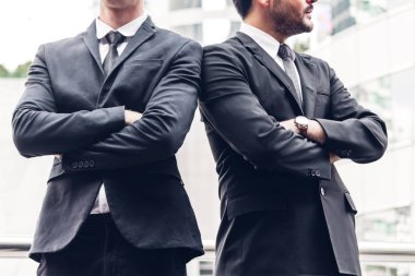 Modern ofis profesyonel iş insanlar ekibi. Ekip çalışması kavramı