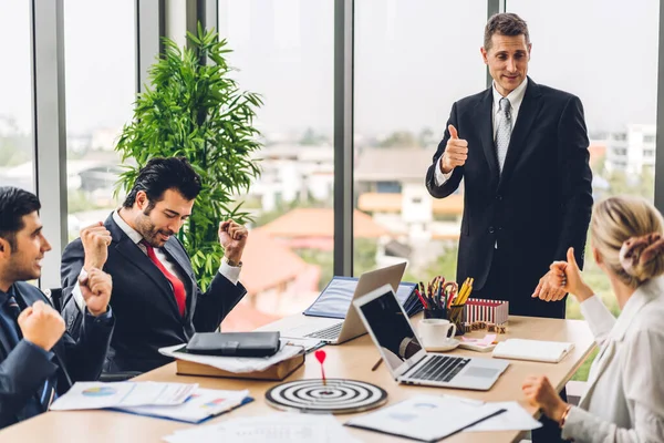 Group Professional Business Meeting Discussing Strategy New Startup Project Creative — Stock Photo, Image