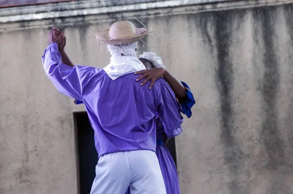 Santo Domingo Dominicaanse Republiek November Unidentified Folkloristische Dansers Het Uitvoeren — Stockfoto