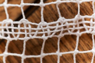 Bir Bobbin dantel çalışma makro fotoğraf