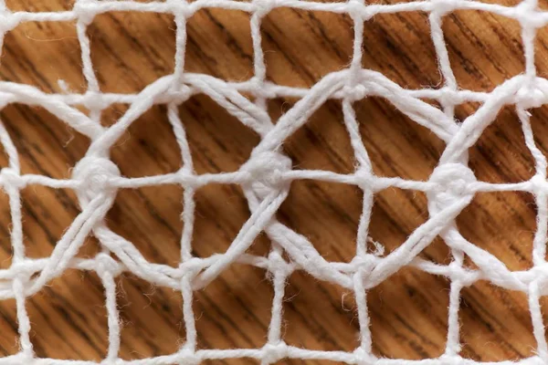 Bir Bobbin dantel çalışma makro fotoğraf