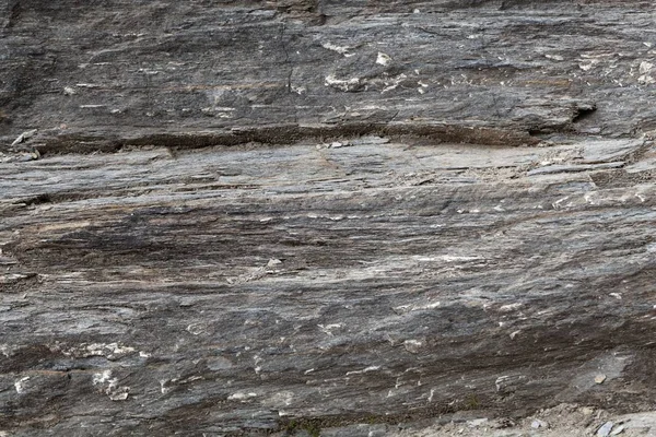 Schistes verts avec défauts, âge paléozoïque des Alpes — Photo