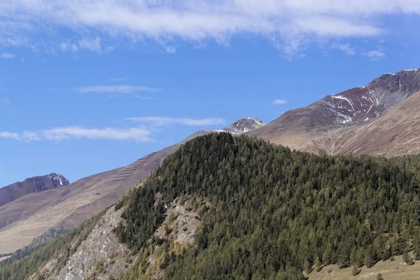 Montañas en los Alpes Rhaetianos Occidentales en Suiza —  Fotos de Stock