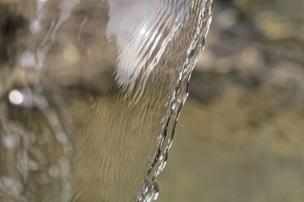 Detalhe de uma fonte de água — Fotografia de Stock