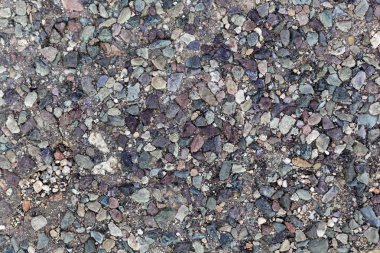 Eski asfalt sokak kaldırımı 