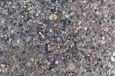 Eski asfalt sokak kaldırımı 