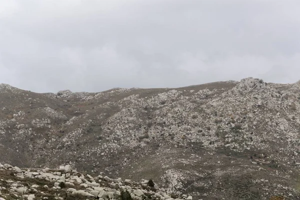 Landschaft auf dem Plateau de coscione in Korsika, Frankreich. — Stockfoto