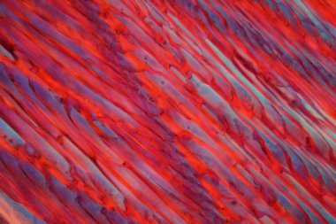 Mikroskop altında kırmızı şarap, Merlot.