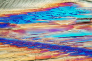 White wine under a microscope, Colombard Sauvignon.