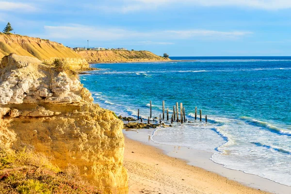 Port Willunga Beach View Day Australie Méridionale — Photo