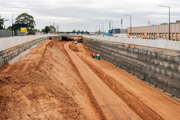 Adelaide Australia January 2018 Torrens Road River Torrens Project Construction — Stock Photo, Image