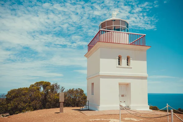 Kap Borda quadratischer Leuchtturm, Känguru-Insel — Stockfoto