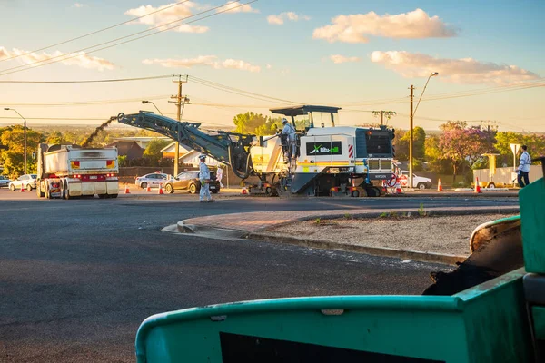 Road works in South Australia — Stock Photo, Image